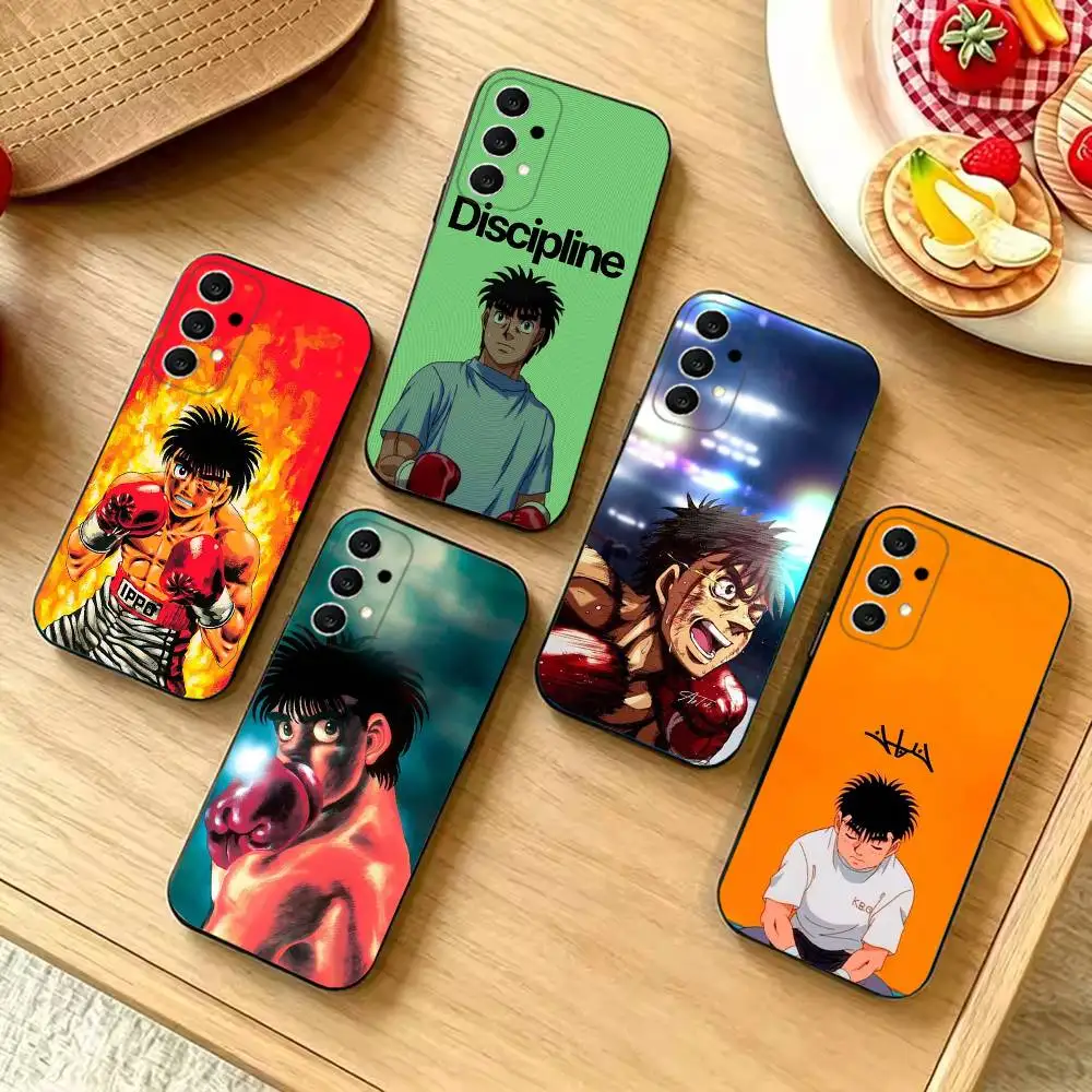 Hajime no Ippo phone Case For Samsung  S26,S25,S24,S21,S22,S23,S30,Ultra,S20,Plus,Fe,Lite/Others Shockproof,Black Cover