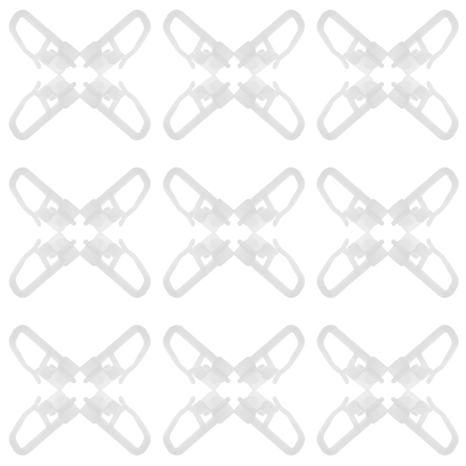 

50pcs Curtain Accessories Plastic Track Glider Hooks Smooth Silent Sliding Replacement Parts For Vertical Blinds Household