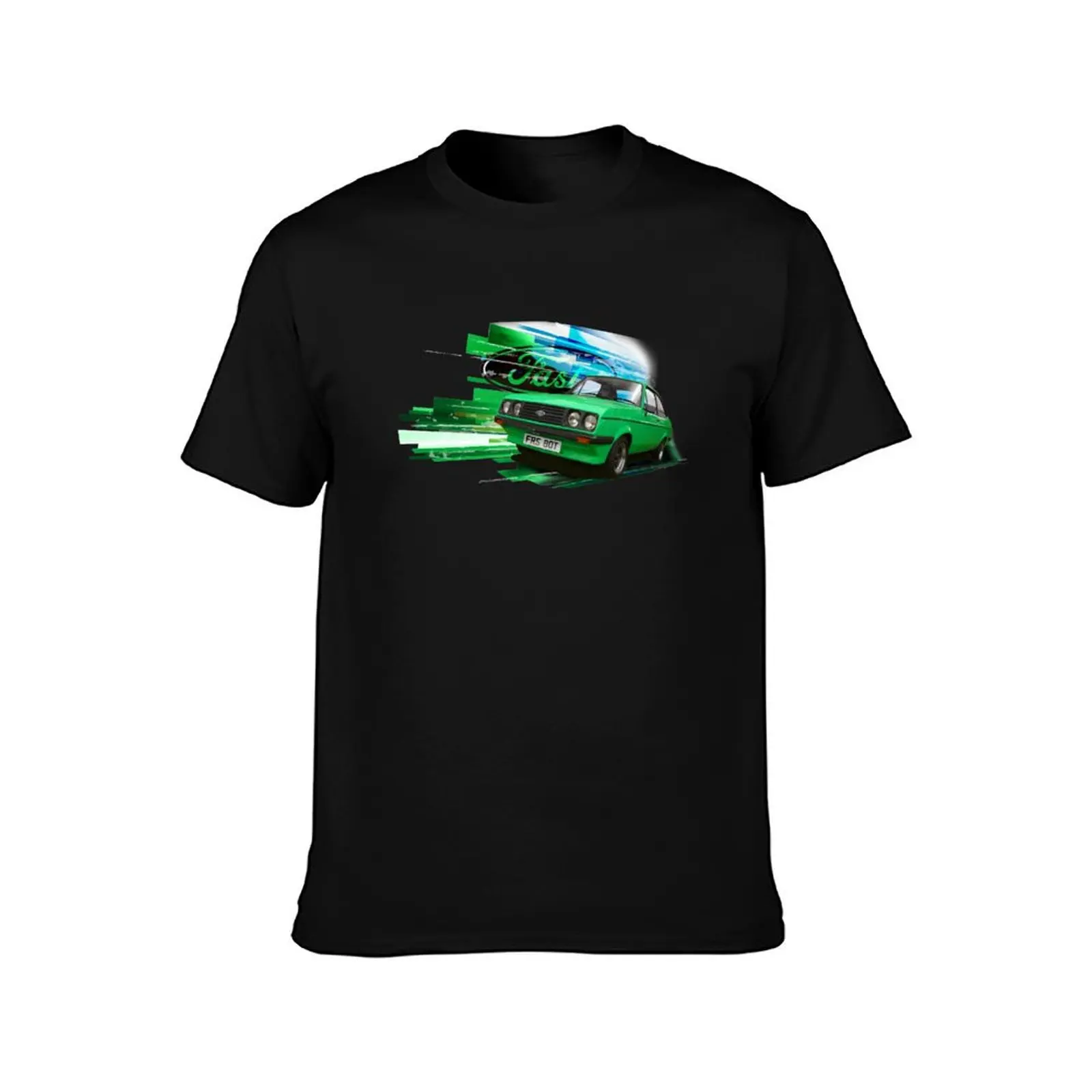 Fast Escort RS2000 T-Shirt Summer Casual Cotton Tee Oversized Streetwear Tops Vintage Graphic Print Loose Fit Short Sleeve