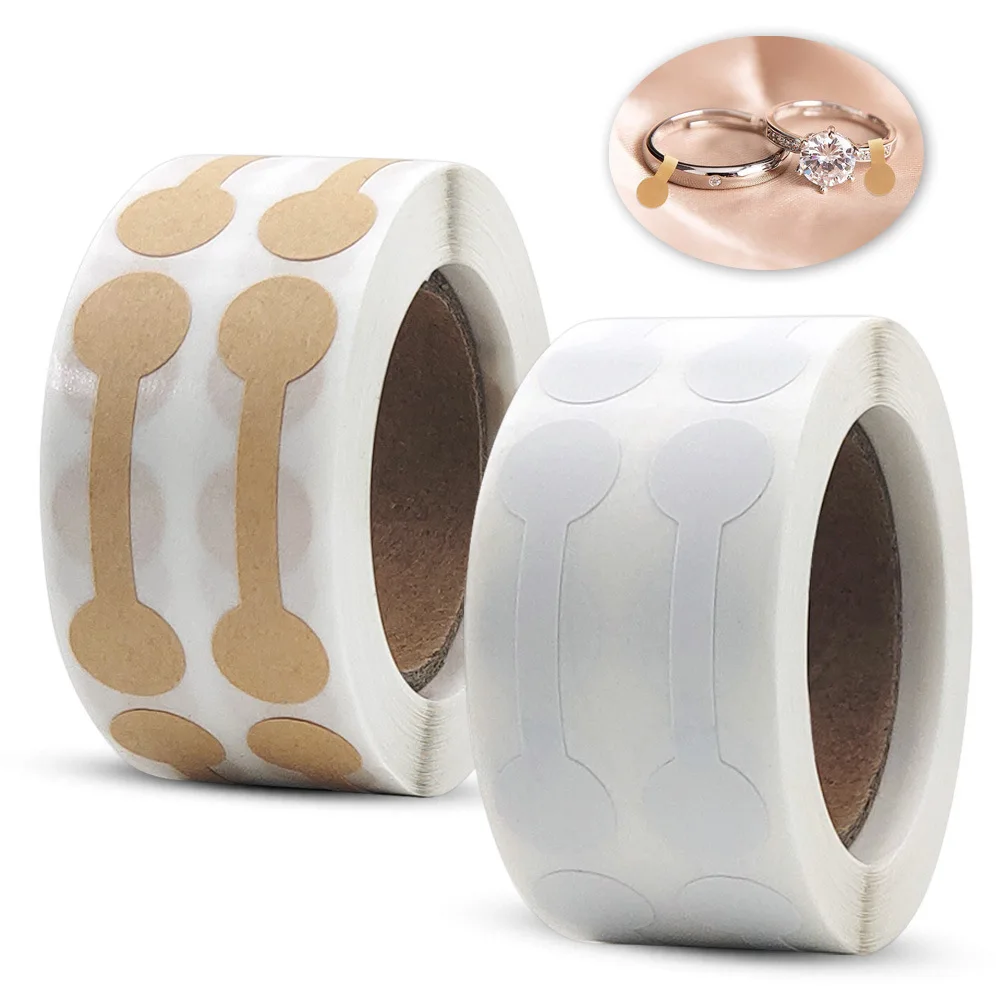 Jewelry price tag stickers kraft paper jewelry counter price stickers 500 stickers/roll handwritten price stickers