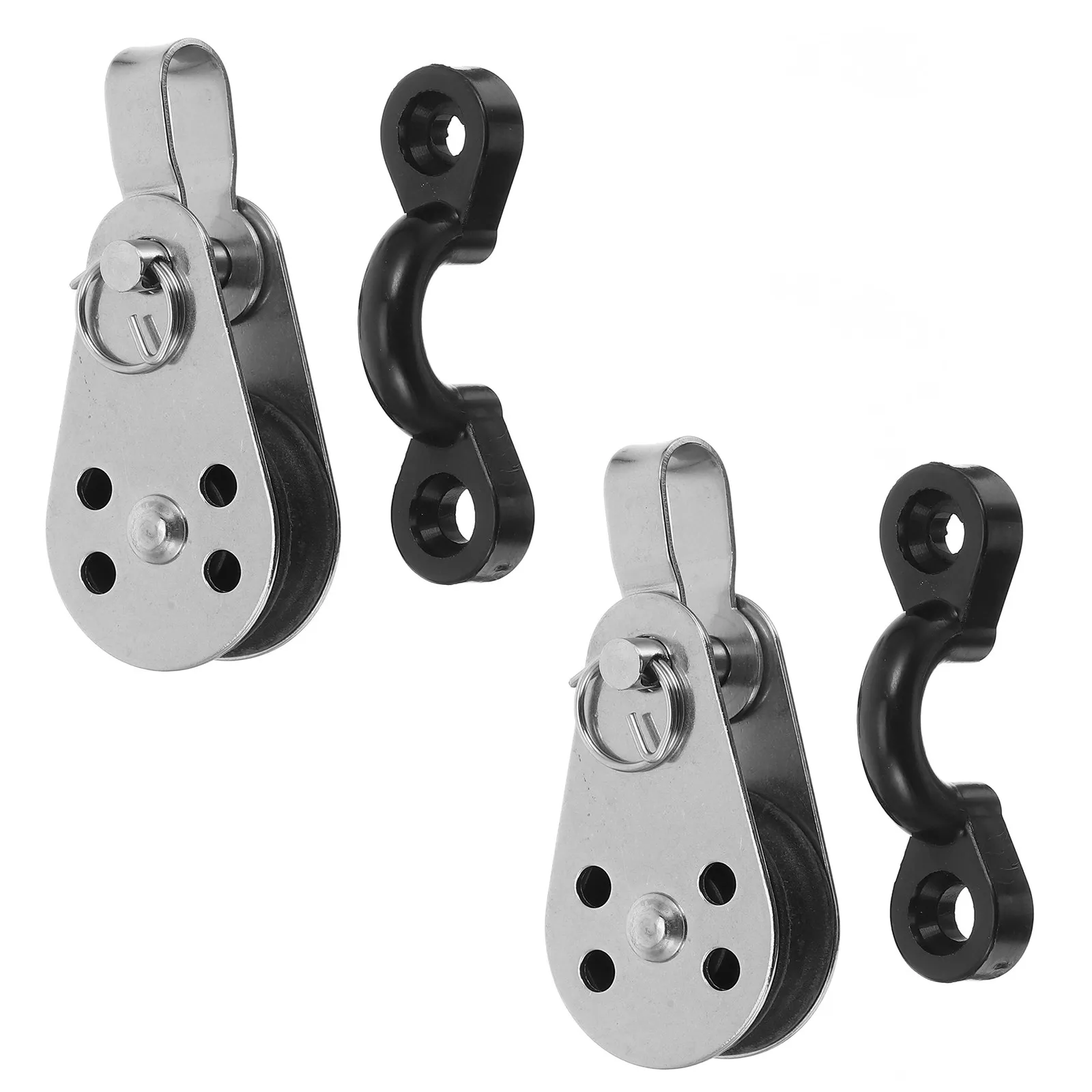 

Комплект для крепления якоря к каноэ и каяку: тележка с роликом из нержавеющей стали, устойчивая к коррозии, для водных видов спорта и парусного спорта