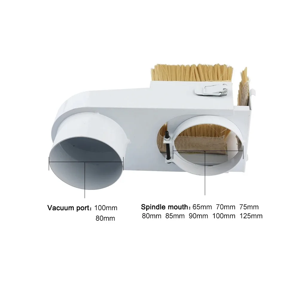 MHCNC 1PC New CNC Milling Machine Dust Cover Brush Dust Collection Boots Wood Carving Spindle Cleaning Tool