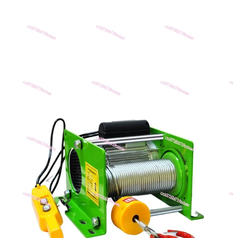 Machine Electric Hoist 220V Wireless Remote Control Household Crane Fast Lifting Lifting Small Crane