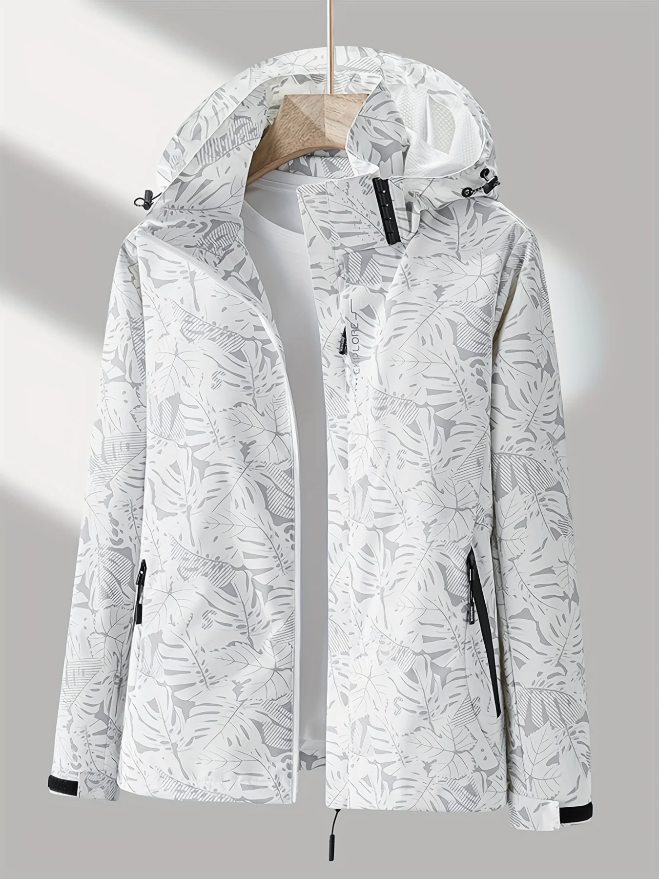 

Men's waterproof and windproof casual sportswear sports trench coat, jacket, suitable for outdoor mountain climbing and cycling