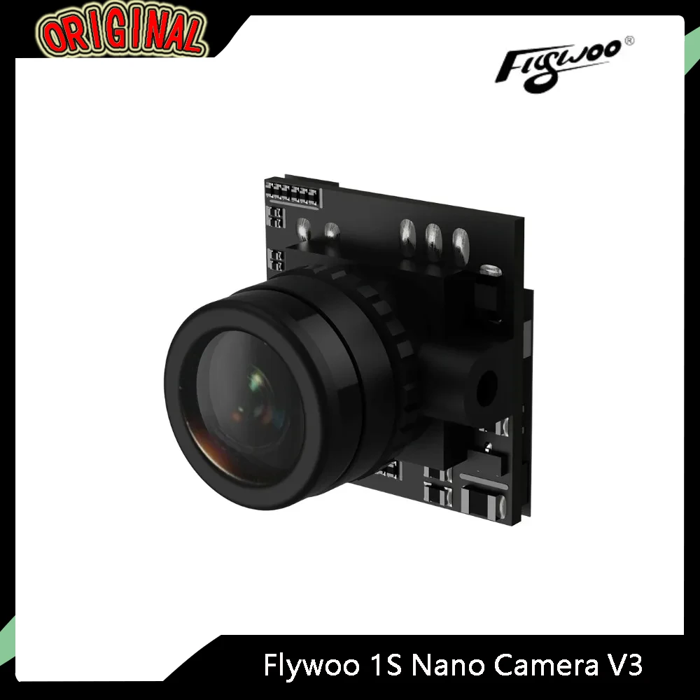 

Nano Camera Flywoo 1S V3 — CMOS 1/3 дюйма (4:3), NTSC/PAL для компактных дронов (высокая производительность)