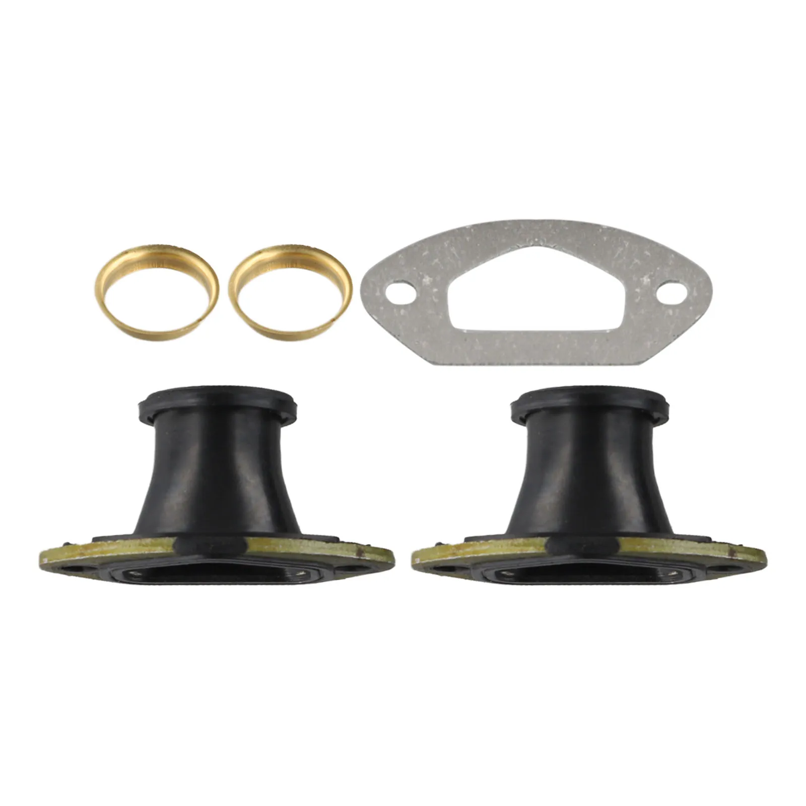 2 Set Chainsaw Exhaust Intake Manifold  For Ring Gasket For 45CC 4500 52CC 5200 58CC Gaskets Kit Outdoor Parts Replacement Set