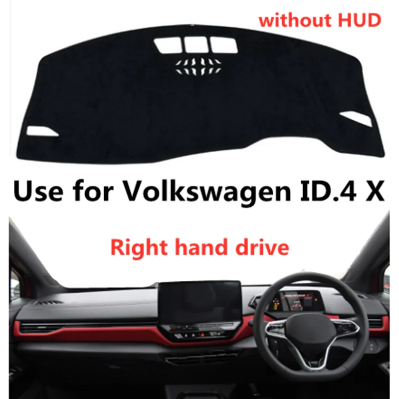 Taijs Right Hand Drive Hot Selling Car Dashboard Mat Dash-Mat for Volkswagen ID.4 X 2020 2021 2022 Without HUD New Arrival