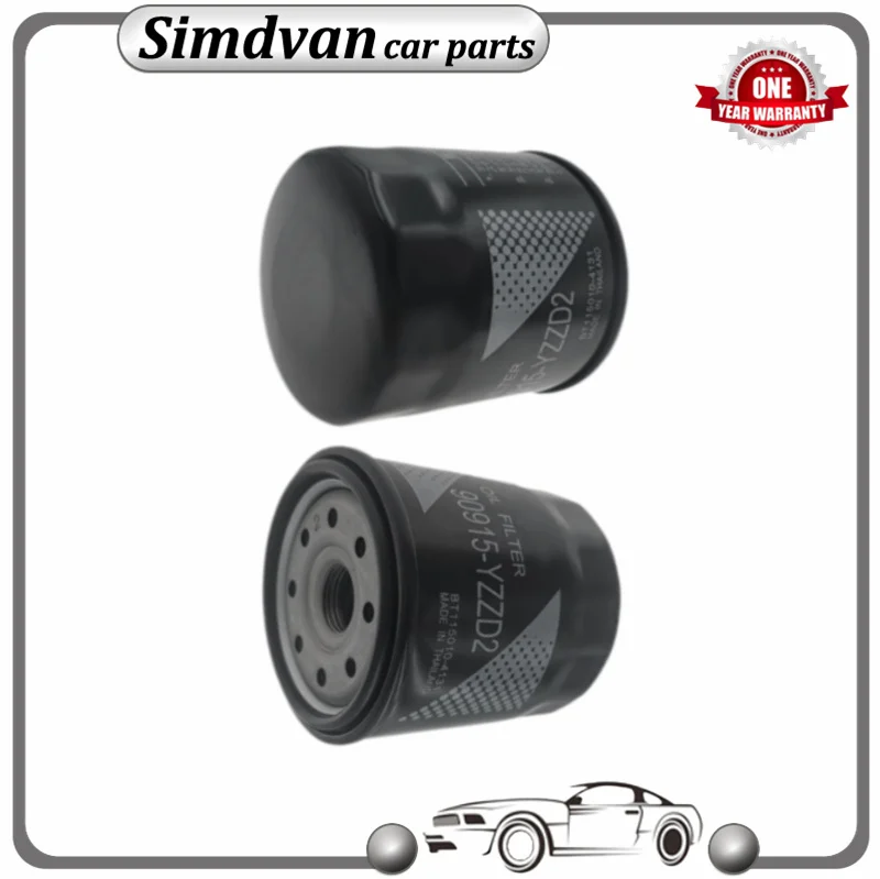6PCS New 90915-YZZD2 90915-20001 90915-20004 for Toyota Land Cruiser Crown Camry Celica Hilux Hiace Yaris Oil Filter Element