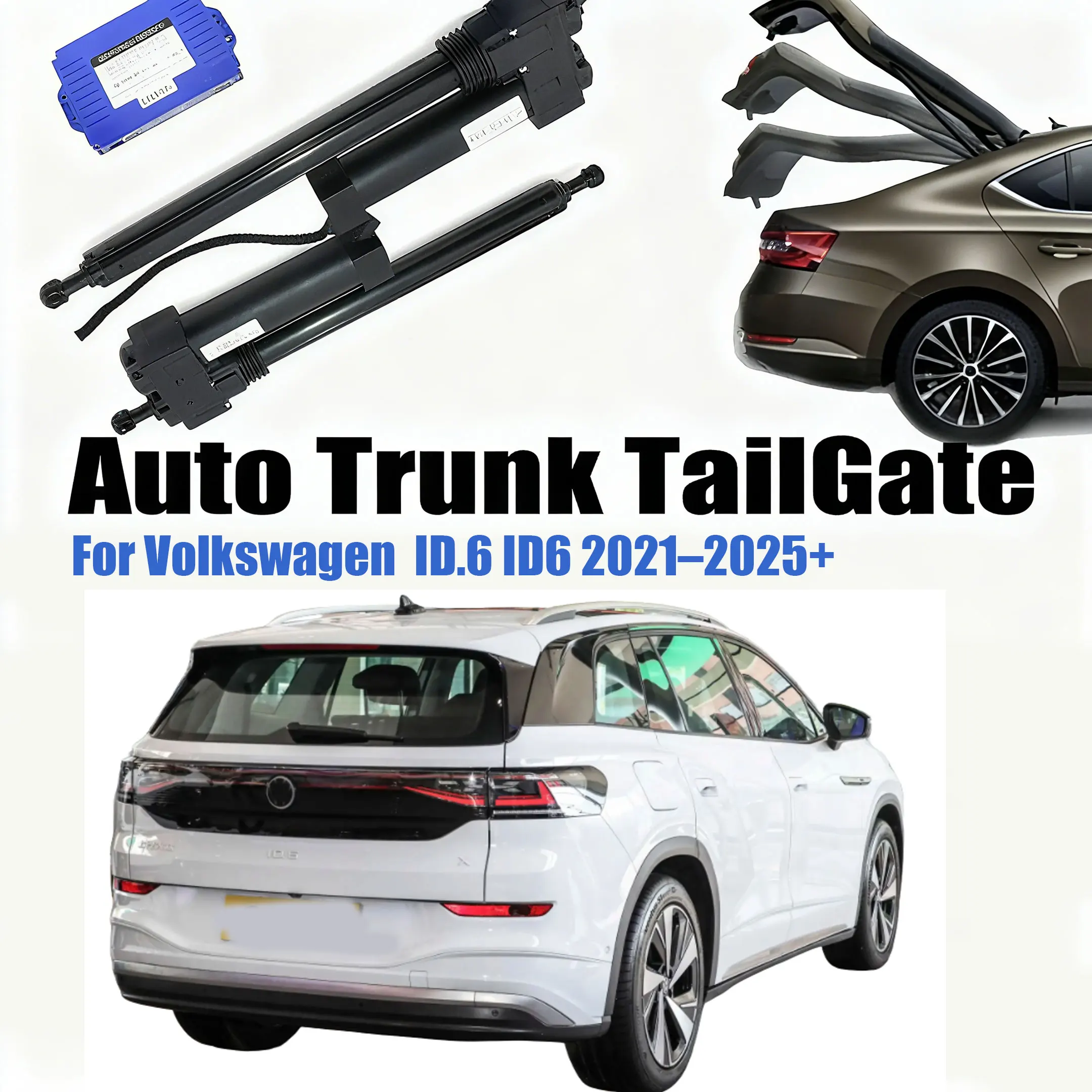 

Для Volkswagen VW ID.6 ID6 2021-2025+ Автомобильный силовой подъемник багажника Электрический люк задней двери Стойка задней двери Автоматический привод задней двери
