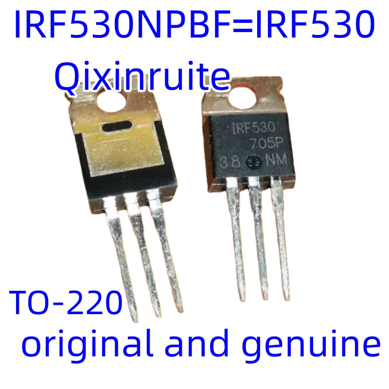 

Qixinruite Совершенно новый оригинальный IRF530NPBF TO-220 N-канальный 100 В/17 А полевой транзистор интегральная схема