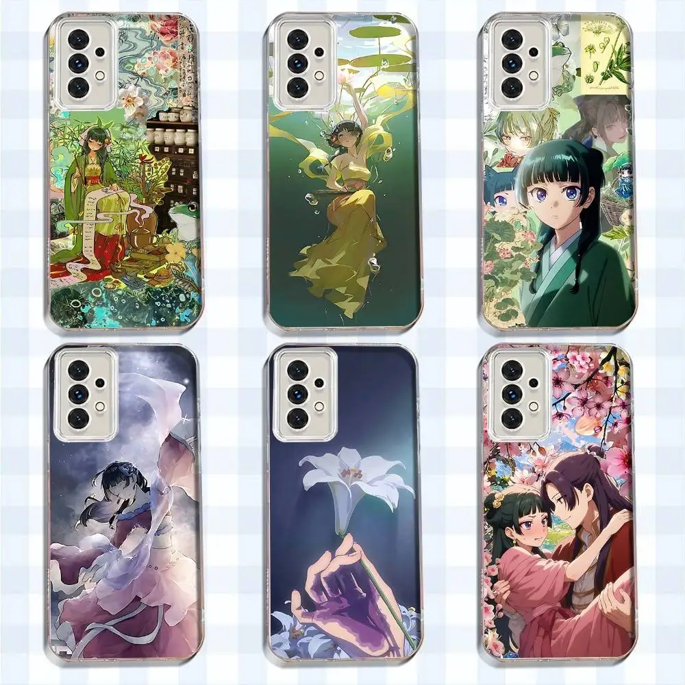 

Phone Case For Samsung S24,30,21,22,23,20 FE,lite,PIus,Ultra,5G,Note,9,10 The A-Apothecary Diaries Transparent Cover
