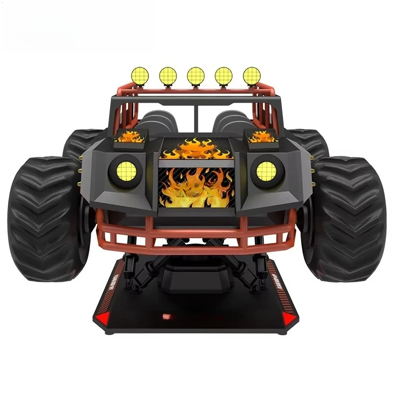 6-Person VR Racing Shooting Simulator 9D Off Road Vehicle Arcade Gaming Virtual Reality Dynamic Roller Coaster VR Game Machine view 4