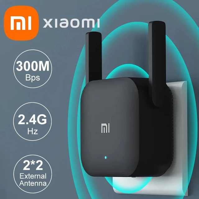 Nuevo Amplificador Xiaomi Wifi original Pro 300M 2 4G repetidor extensor de rango extensor de red inalambrico para mi AliExpress