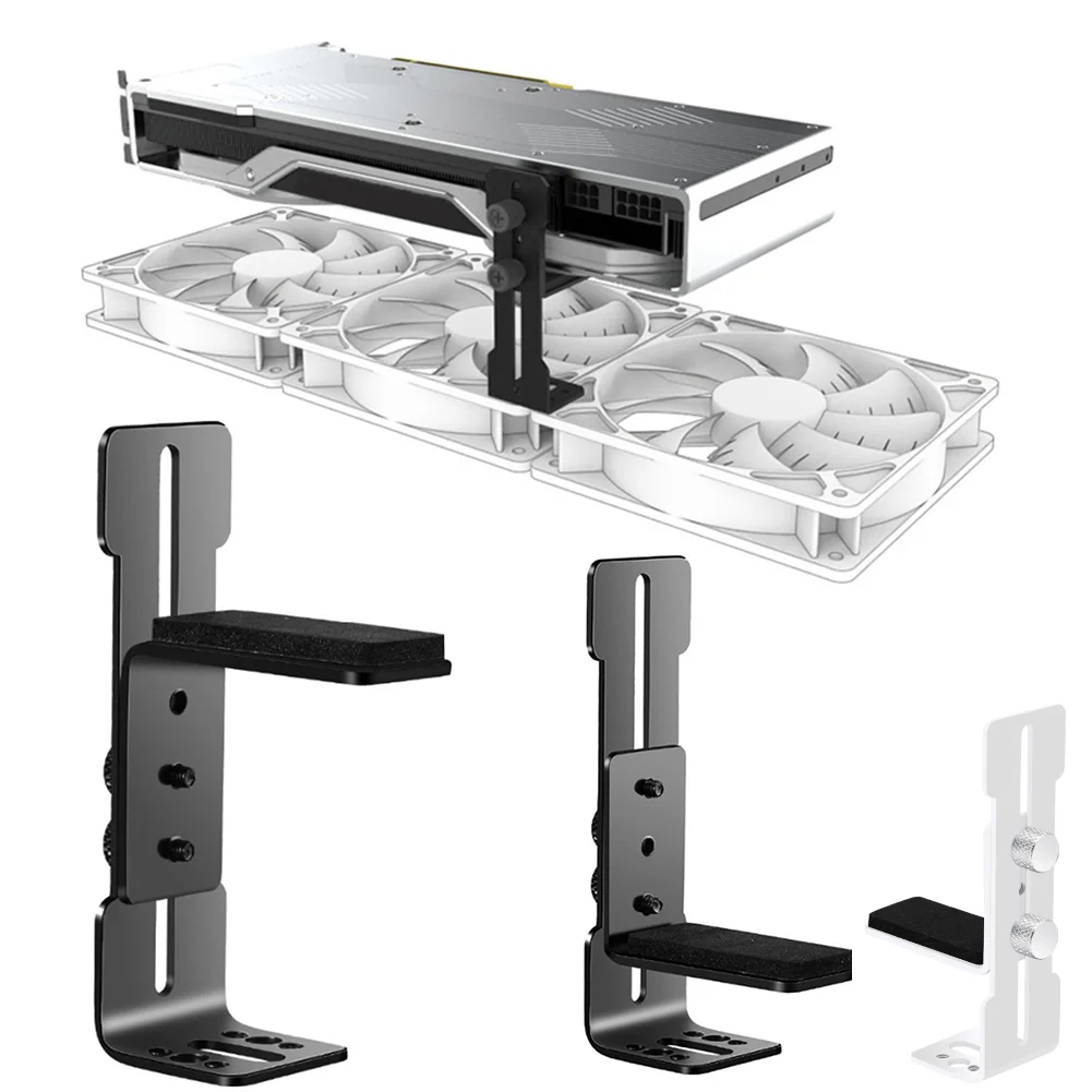 

Chassis 12cm Fan Position Graphics Card Bracket Computer Graphics Card Holder Video Card Support Bracket for RTX 4090 4080 4070