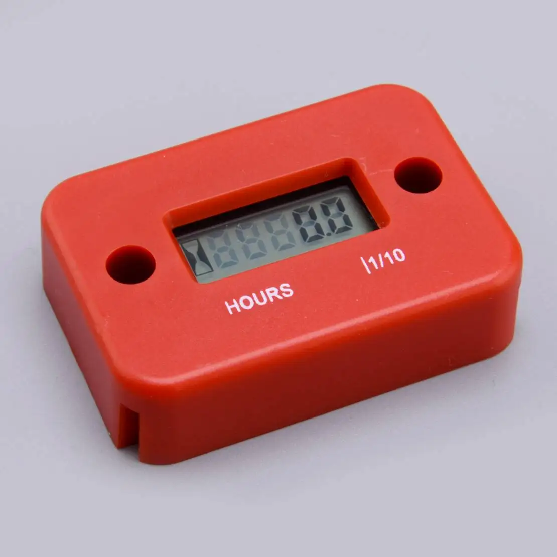 

Red Digital LCD Vibration Hour Counter Operating Hour Counter Engine Hour Meter Fit For Motorcycle Tractor Log Spliter Boat