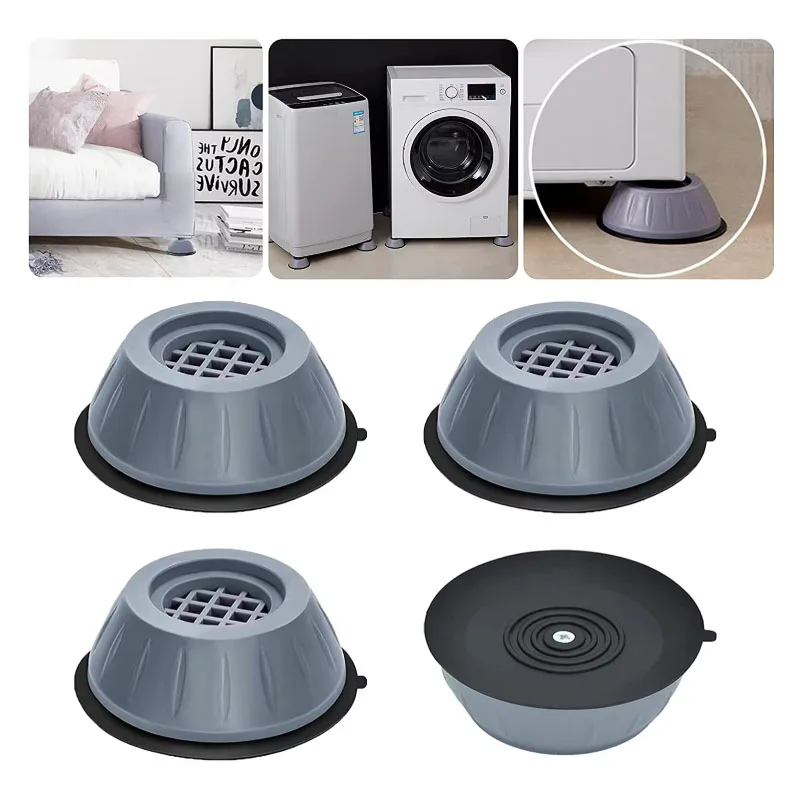 10/5/1Pcs Shock Absorption And Noise Reduction Washing Machine Bracket, Anti Slip Rubber Dryer Foot Pad, Stabilizer