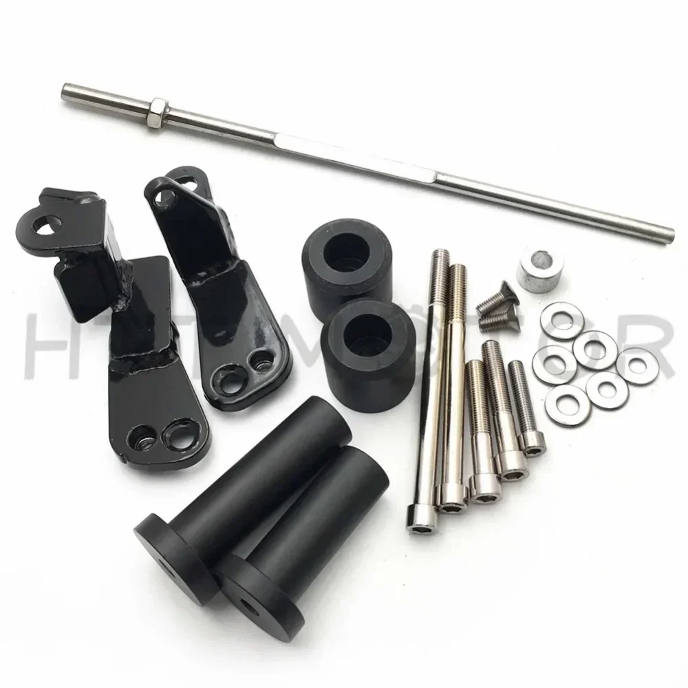 قطع غيار الدراجات النارية بدون قطع الإطار المنزلق حامي لسوزوكي 1999-2007 هايابوسا GSX1300R GSX-R أسود