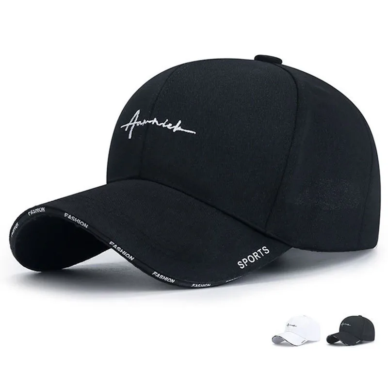 Floral Pattern Baseball Cap Letter Embroidery Casual Sun Hat Fashion All-match Outdoor Duckbill Cap for Youth Students