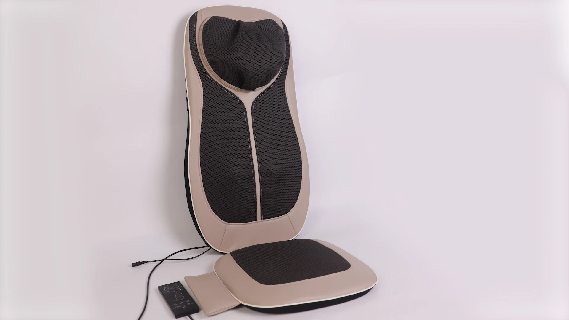 Phenitech 2022 Shiatsu Massage Cushion with Heat Massage Chair Pad Kneading Back Massager for Home Office Seat use