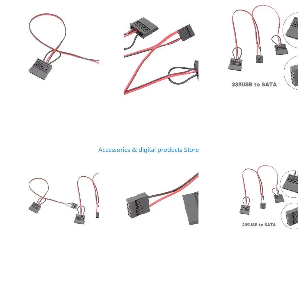 77JD Efficient 239 USB to Power Cord SSD Extension Cable for Desktop Repair Part