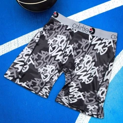 Men Underwear Boxers Fashion Printed  Male Panties Lingerie Men Underpants Boxershorts Trunks Plus Size Breathable Men's Boxers