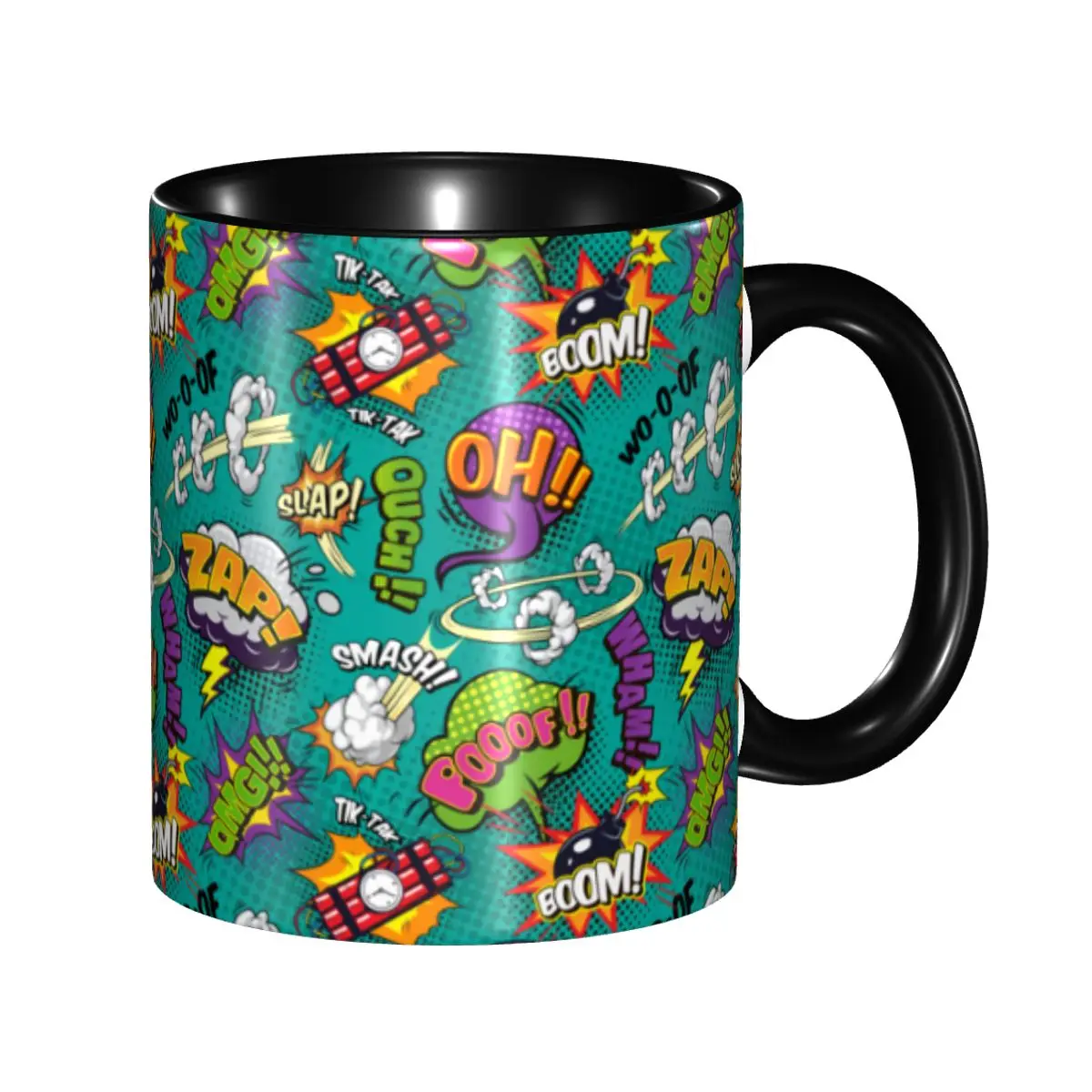 

Керамическая кружка для кофе и чая с индивидуальным дизайном: супергерои, мультфильмы, аниме, комиксы, поп-арт, узоры взрывов