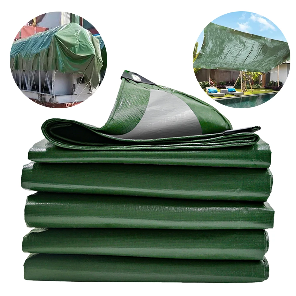 Multi Purpose Tarp Cover Rectangular Sun Sail Waterproof Plant Sun Shelter Thick Sunshade Tarpaulin Outdoor UV Protection Canopy