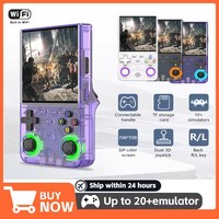 R36 Ultra Retro Handheld Video Game Console W/ 4.0 Inch IPS Screen 128GB/64G 3000mAh Portable Pocket Linux System Gaming Player