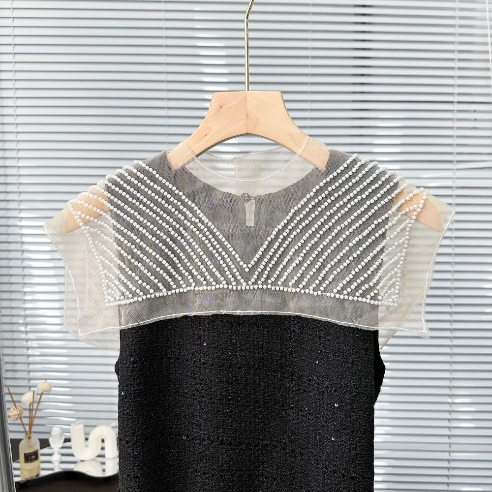 ปกเสื้อผ้าลูกไม้ปักลายออร์แกนซ่าสำหรับผู้หญิง ปกเสื้อปลอมแบบผูกเชือก ผ้าคลุมไหล่ลายดิงจู ปกเสื้อคลุมปลอม