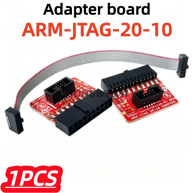 1Pcs/lot 100% New 1to2 J-LINK ARM-JTAG-20-10 Adapter Board 2.54mm PIN 0.1 1.27mm jlink
