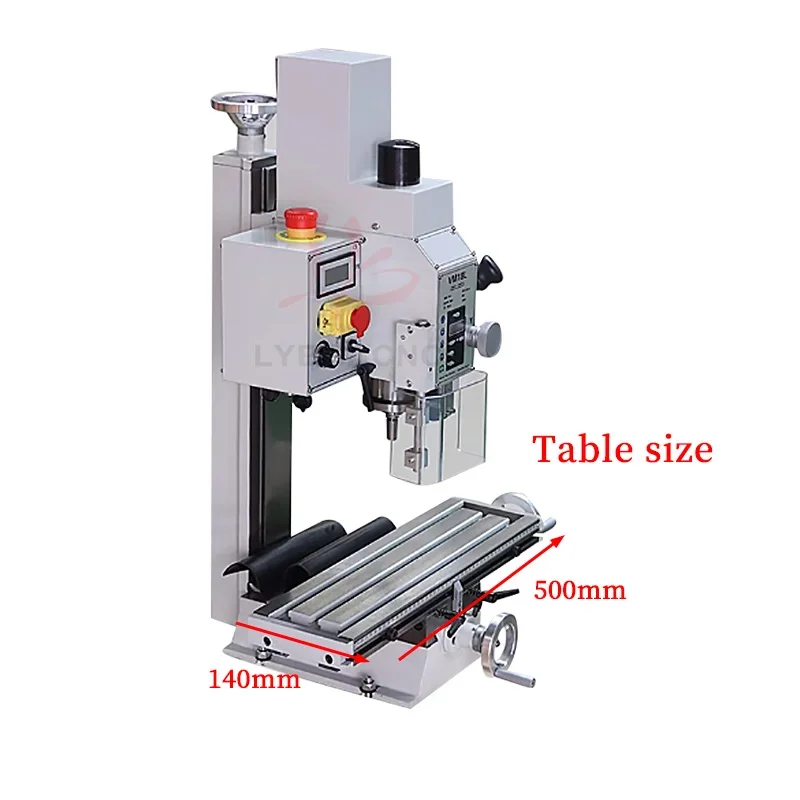 Home Mini High-precision Metal Drilling Milling Threading Tapping Machine VM18L Multifunctional Miller Driller For Steel 220V