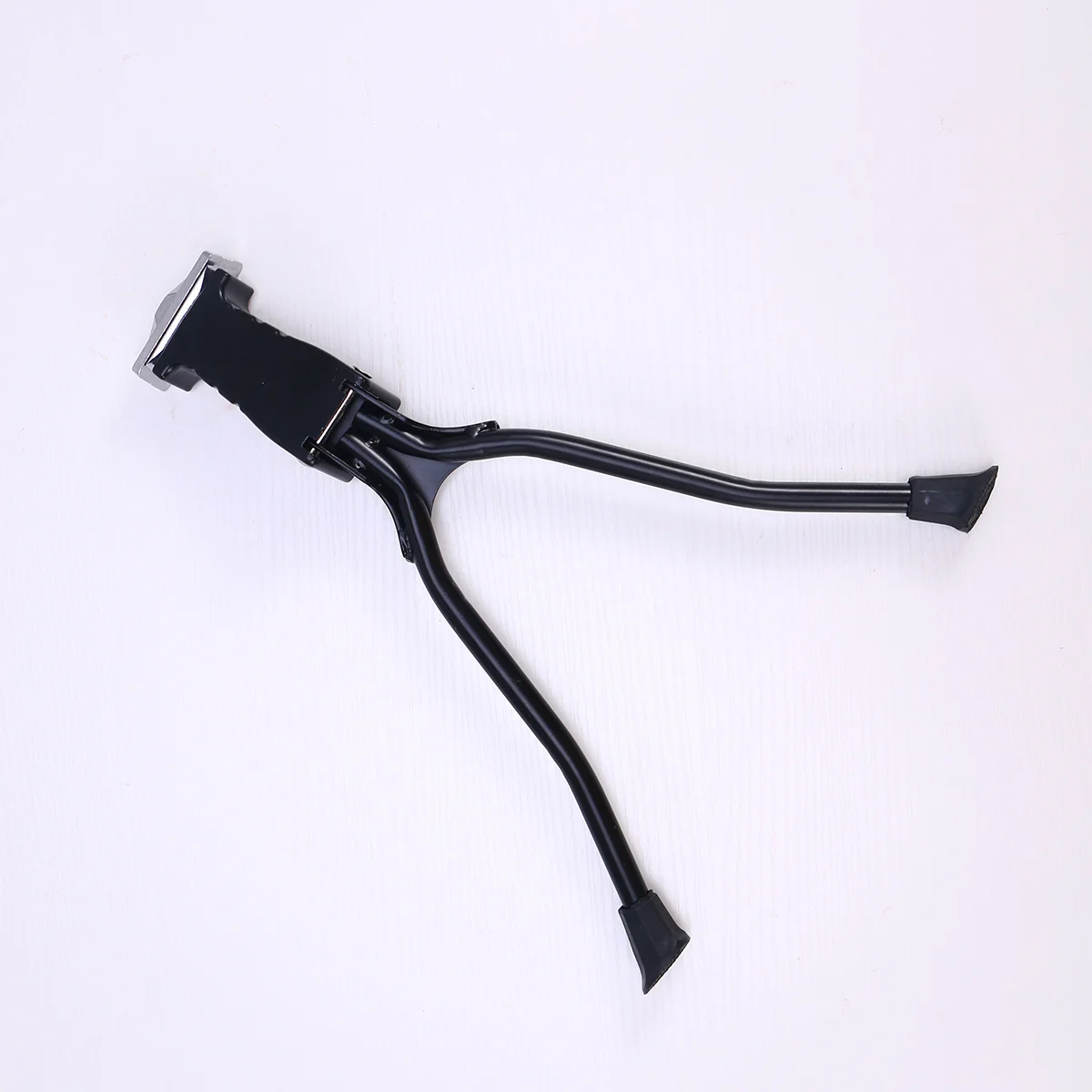 

Bicycle Kickstand Double Leg Center Mount For 26 Inch Above Bikes Durable Aluminum Iron Construction Anti Slip Steel Foot