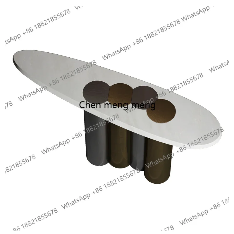 facing the entrance table, villa, mansion, custom-made entrance cabinet, modern light luxury and pure natural