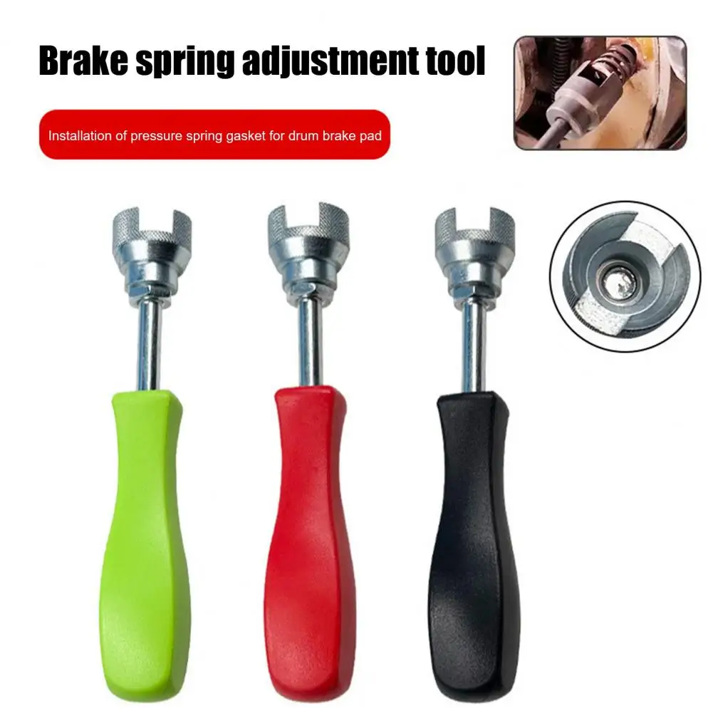 Alloy Steel Drum Brake Spring Tool Professional Brake Shoe Spring Compressor & Adjuster Caliper for Auto Repair Maintenance