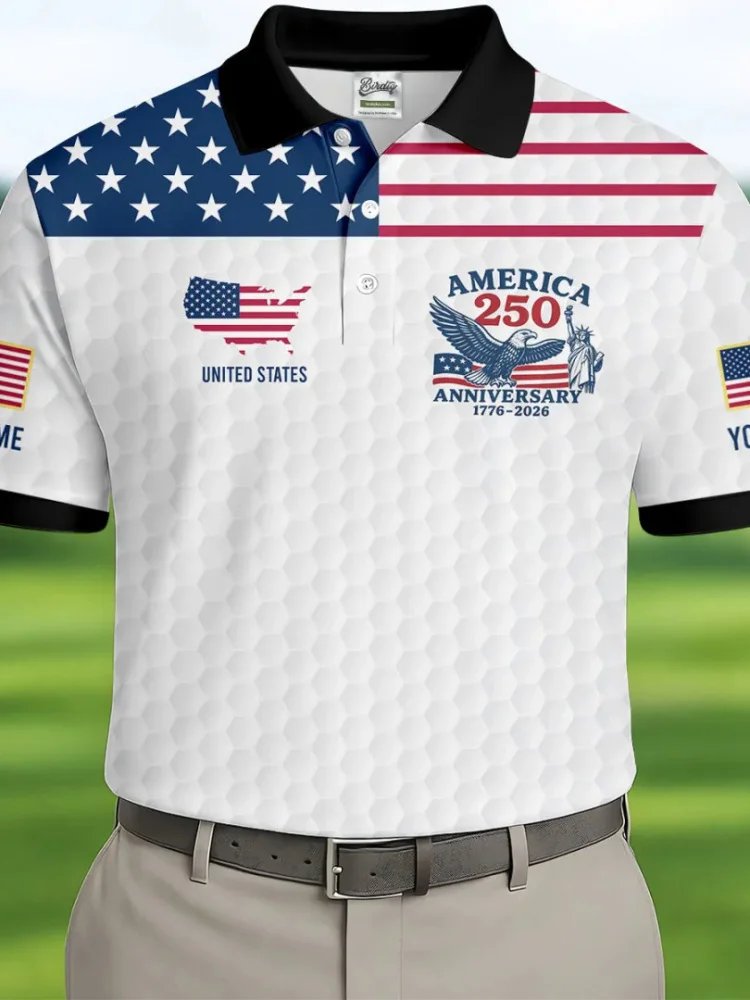 Summer Men's Casual  Shirt Short Sleeve Printed Turn-down Collar Fashionable Lightweight Comfortable Breathable T-shirt