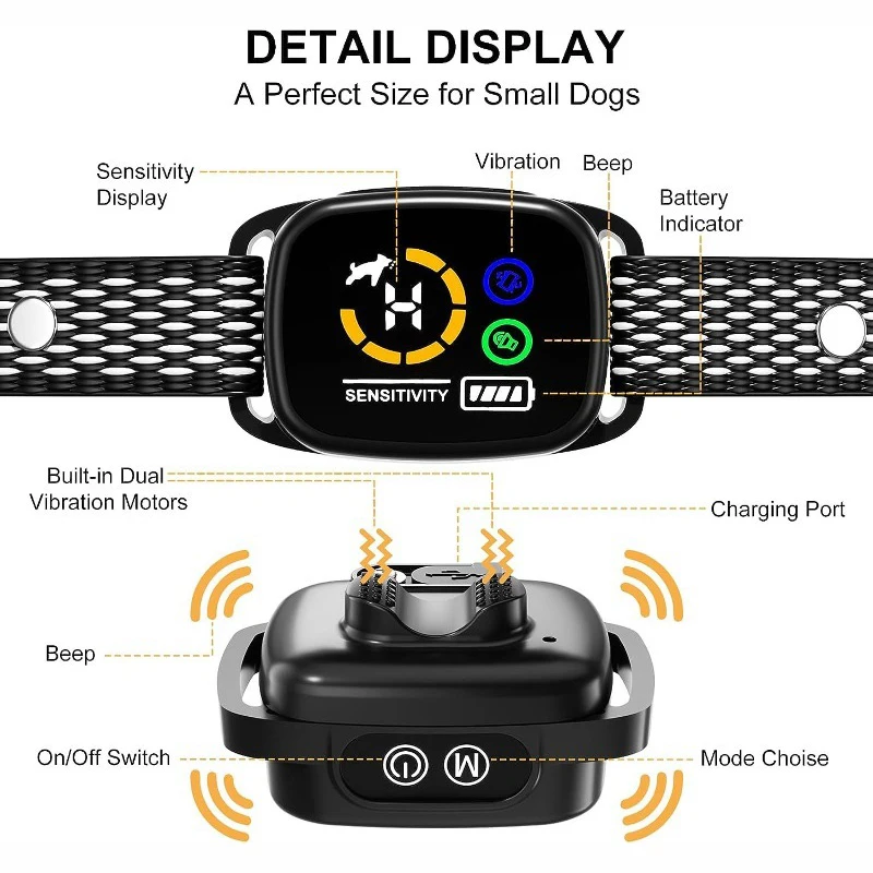 Collar Antiladridos por Vibración para Perros – Entrenamiento Sin Choque - imagen 5