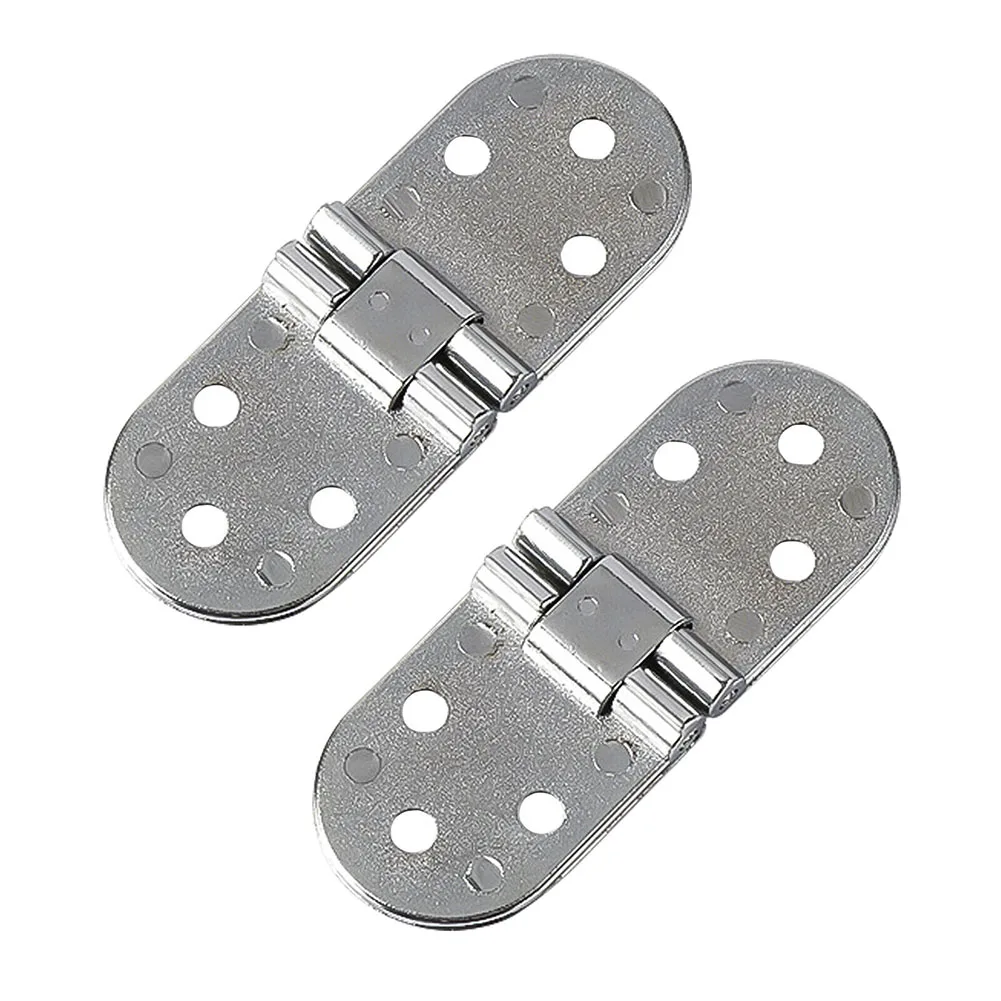 

Folding Hinge Hinges With Screws Zinc Alloy 2Pcs 78mm Flush Mounted For Cabinet Furniture High Hardness Self Supporting