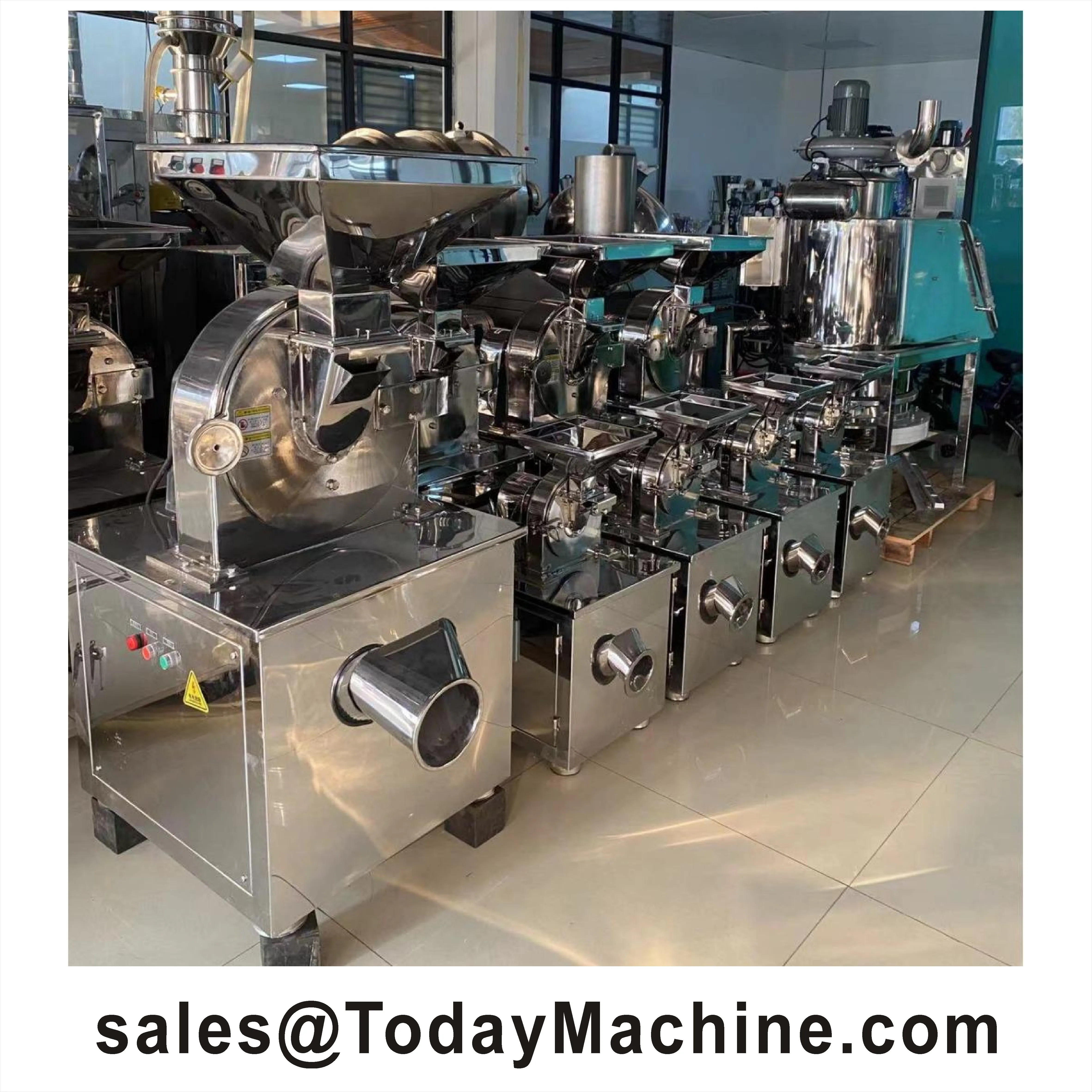 Dry Onion Ginger Garlic Chilli Grinder Mill Dried Curry Leaves Curry Powder Grinding Machine