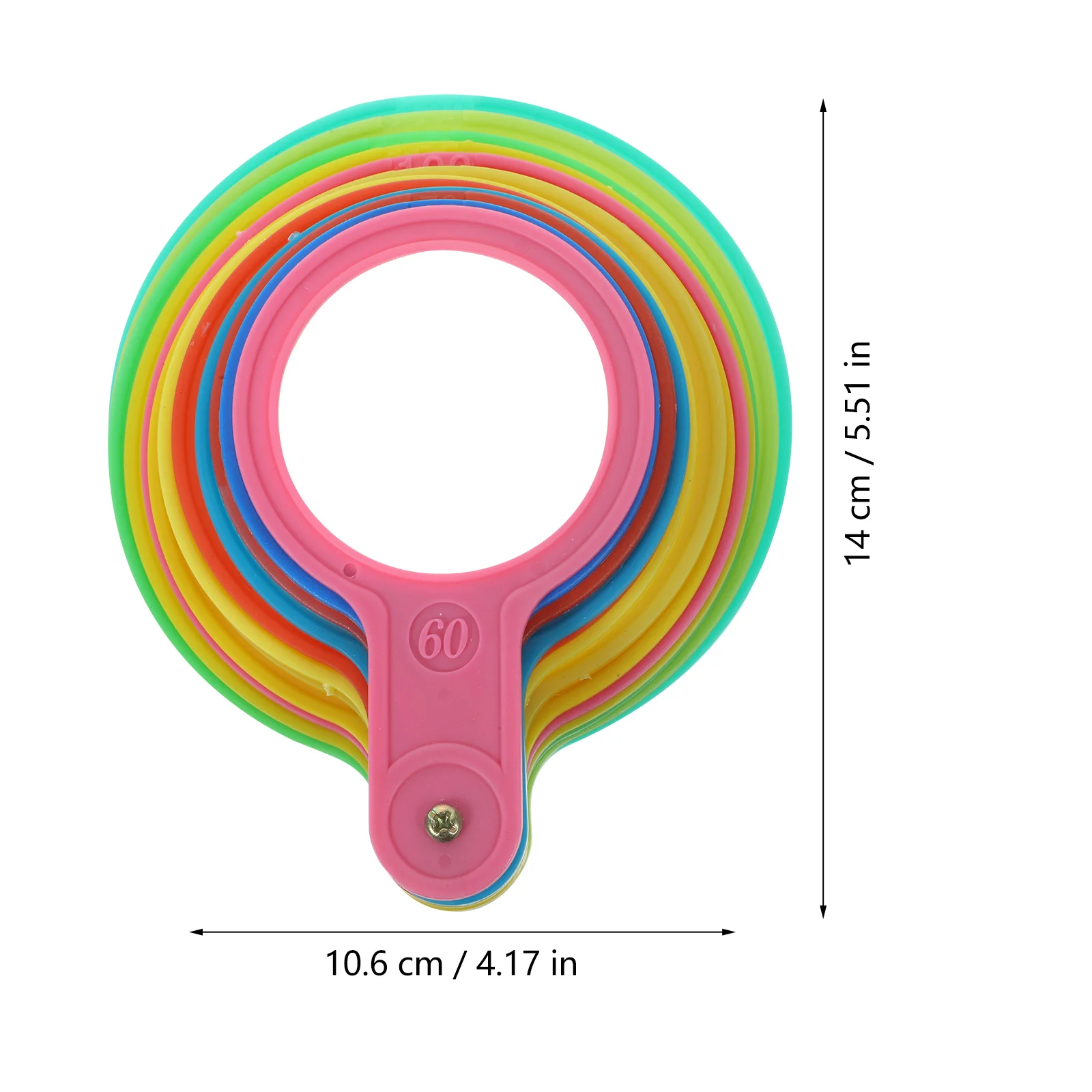 Grading Board Fruit Grader Fruitful Circles Plastic Lemon Diameter Measuring Gauge