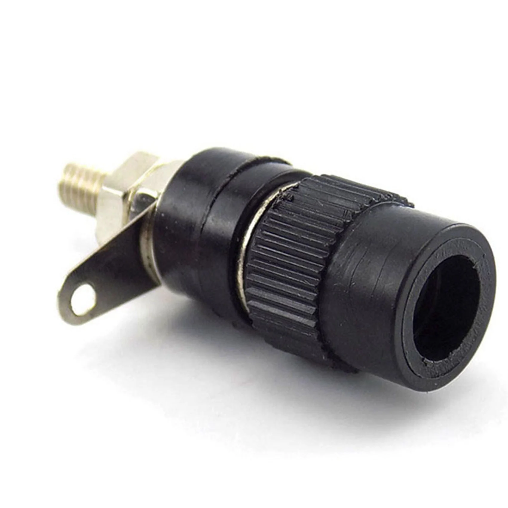 【NOW SAVE】10X Banana Plugs Socket Connector Nickel Plated Binding Post Nut Banana Plug Jack Connector