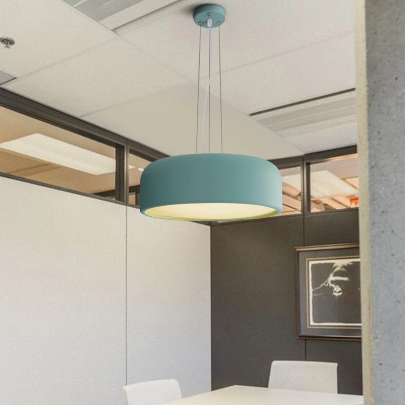 Plafonnier Moderne Macaron Coloré au Design Nordique Danois, Luminaire Décoratif de Plafond, Idéal pour un Restaurant, une Chambre à Coucher ou un Salon