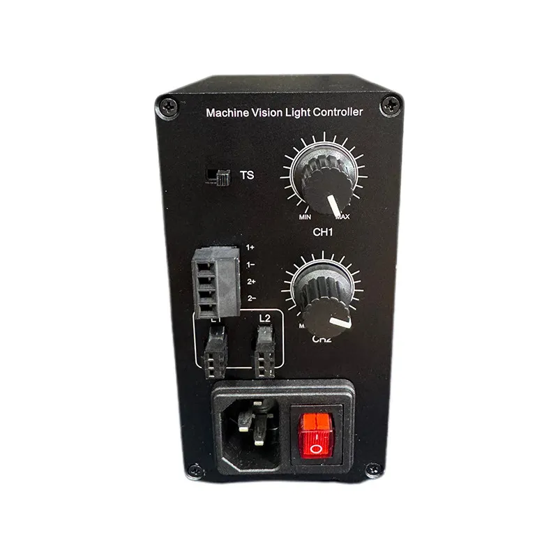 

Industrial Machine Vision LED Light Source Stepless Adjustable Flicker-Free Standard 24V Dual-Channel Controller