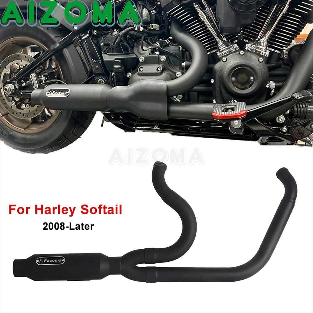 

Система глушителя передней выхлопной трубы мотоцикла для Harley Softail M8 FXLR FXLRS FXLRST FXRST FXST FXBB FXBBS FXFB FXFBS FLSL FLDE