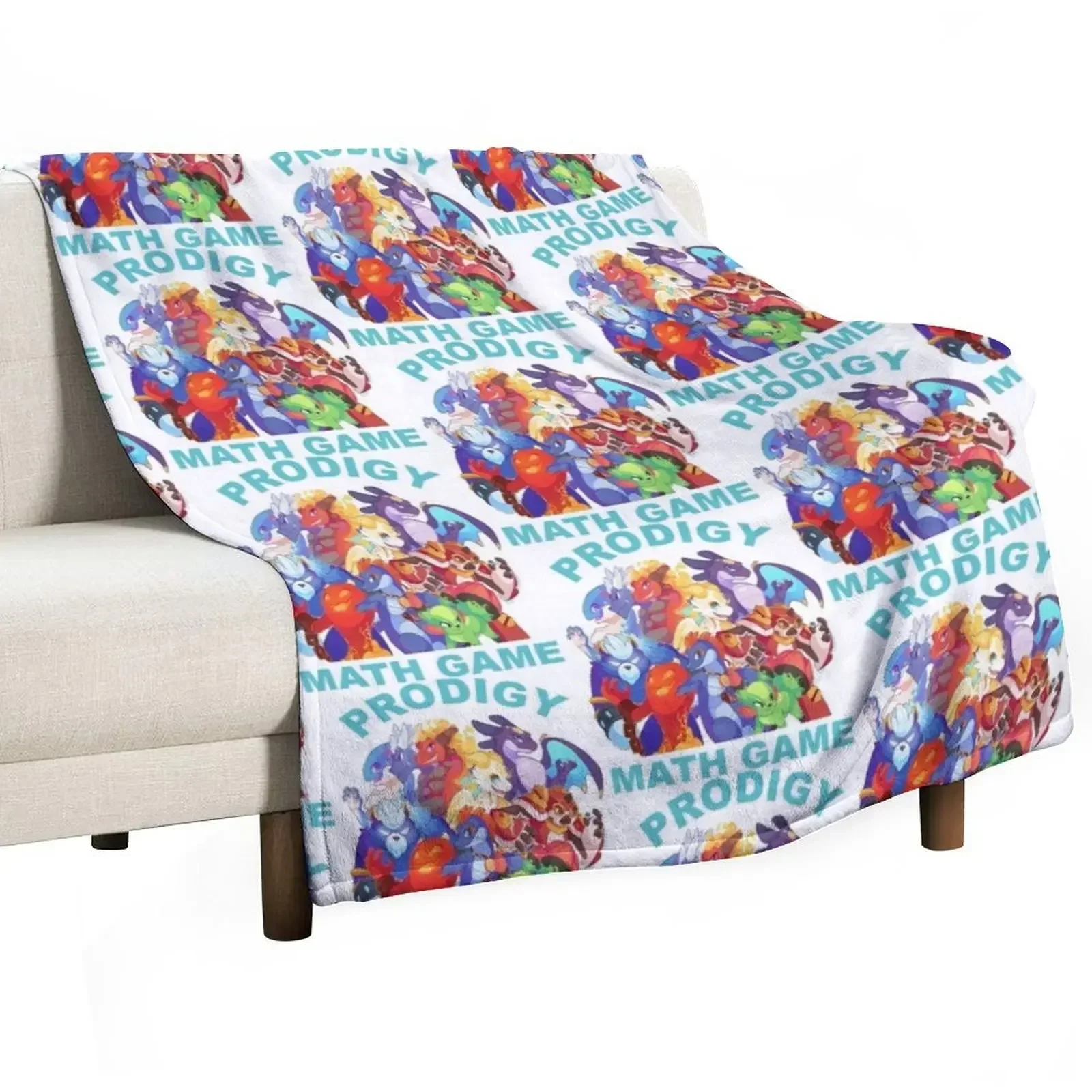 

Prodigy Math Game Math Practice Gaming Rare Pets Gift For Kids Throw Blanket Elegant Warm Throw Blanket for Hotel Home
