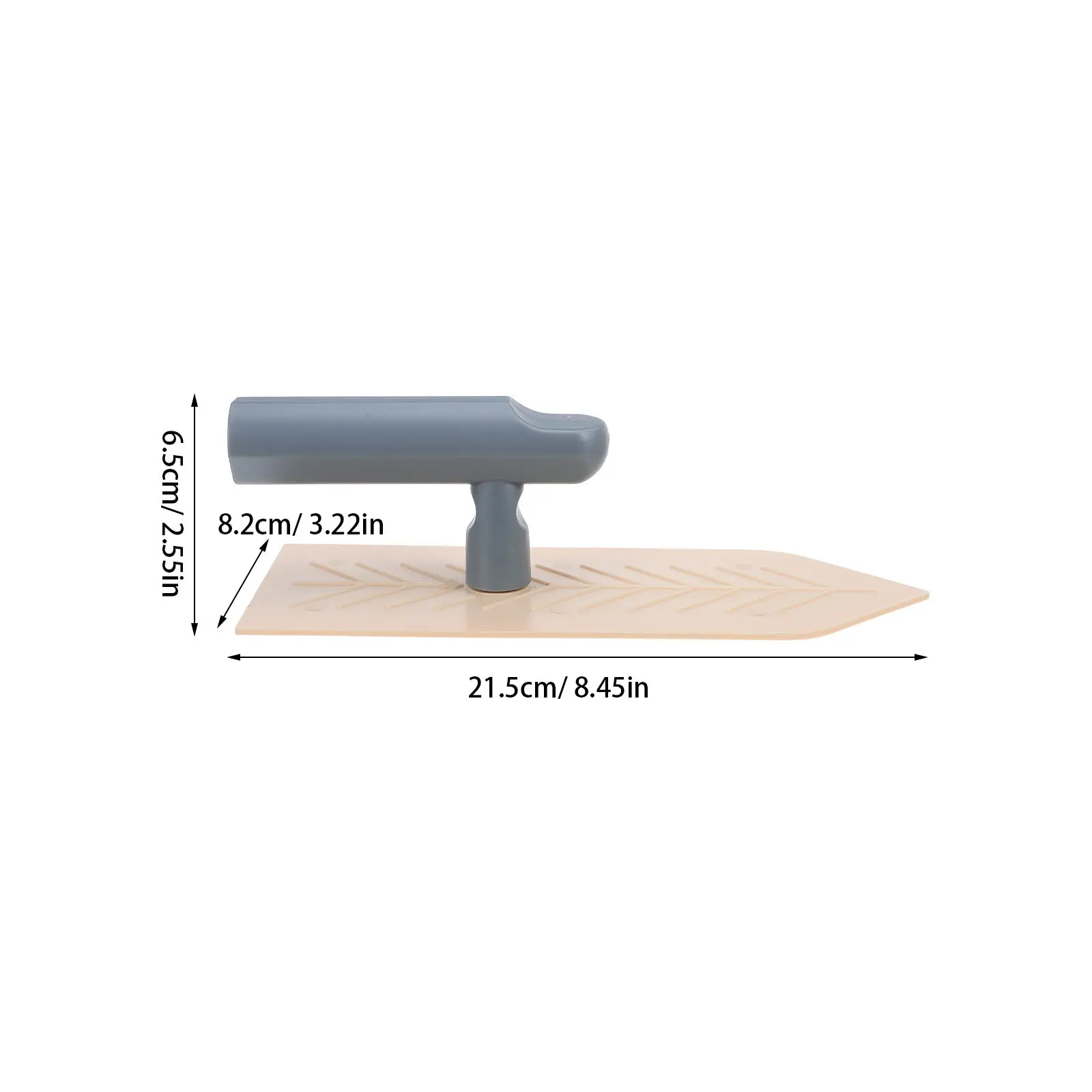 Professional Trowel Stainless Steel Construction Tool Durable Smooth Surface Finishing 12 Inch Blade Size for Wall Plastering