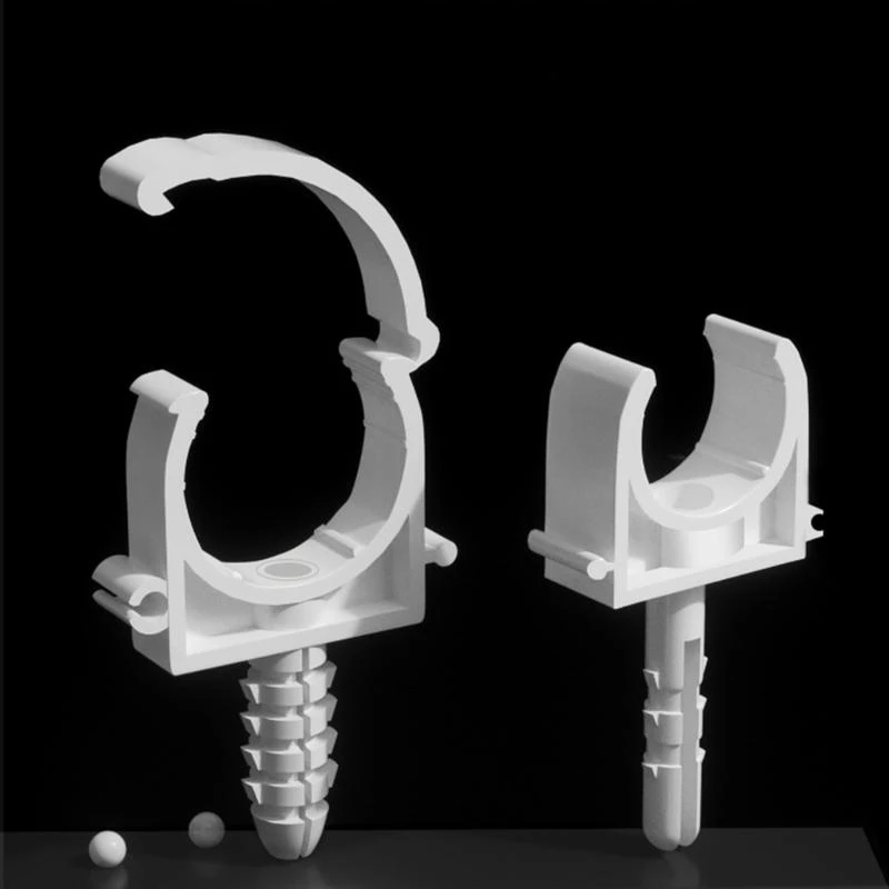 

652F 10Pcs Water Pipe Clamps Clip Fixing Clip Water Pipe Tubing Hoses Support Clip Water Pipe Fastening Clip Hangers