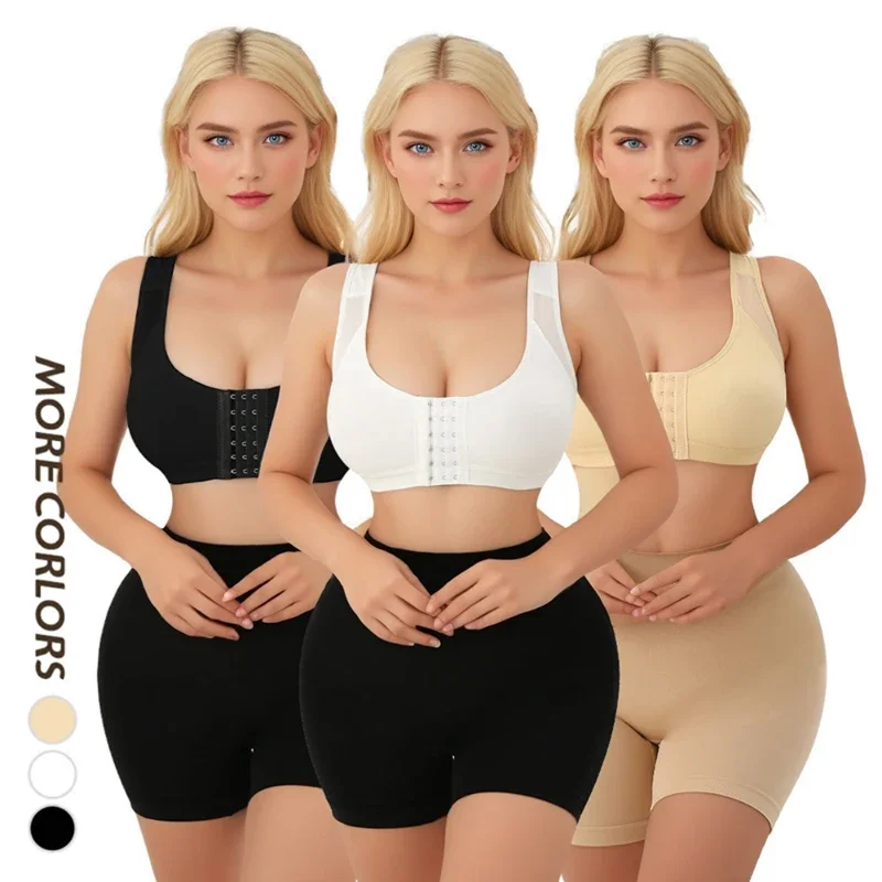 

Women's Shaper Posture Corrector Lift Up Bra Corsets Yoga Sports Chest Support Cross Back Bras Fitness Vest Top Underwear