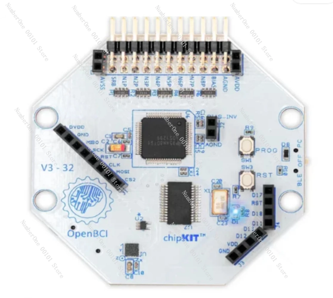 OpenBCI V3 Open Source Arduin EEG Module -8/16 Channels - Official Wireless Version
