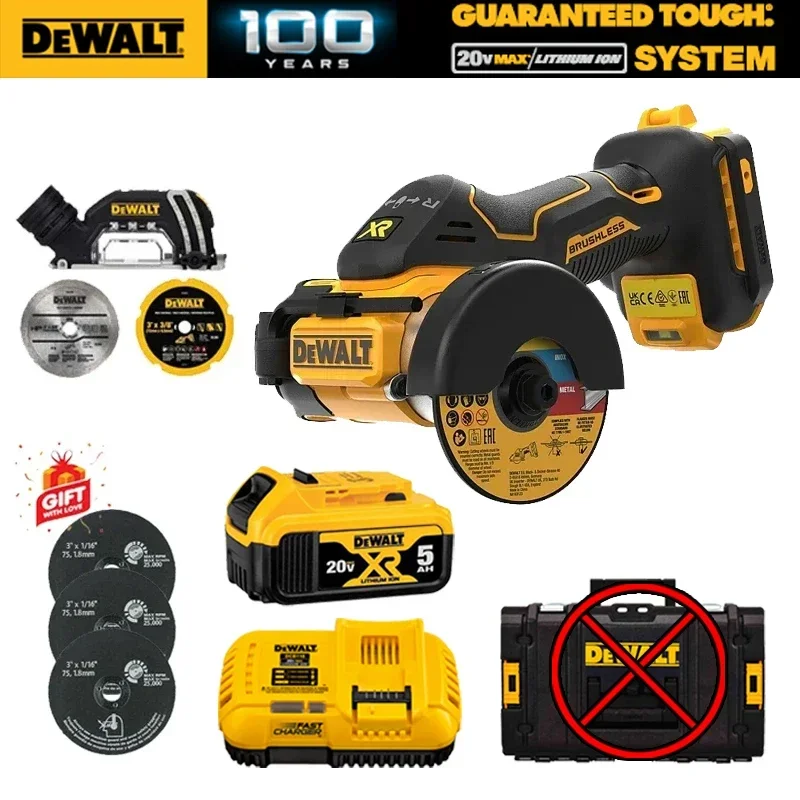 DEWALT DCS438 Cordless Compact Cut-Off Tool 20V Brushless Motor Multifunctional Woodworking Saw Cutting Machine Power Tools