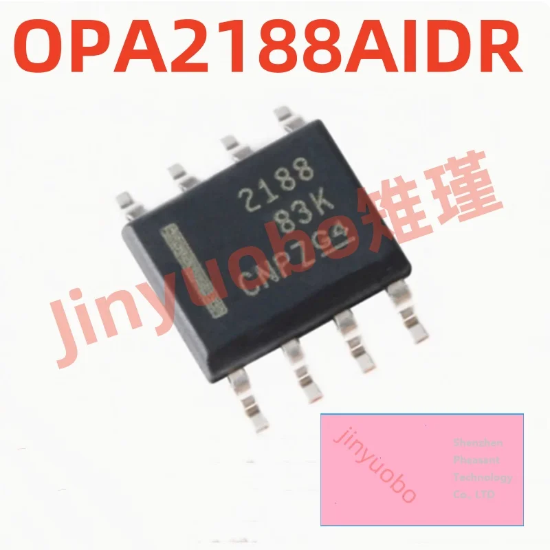 (5 piece) OPA2188AIDR OPA2188 2188 SOIC-8 36V Zero-drift Operational Amplifier IC Chip